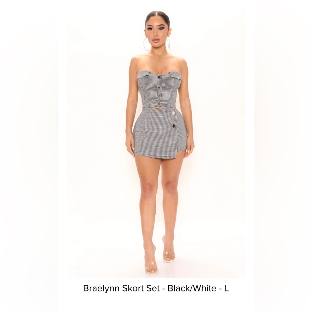 NEW. Braelynn Skort Set (Fashion Nova)